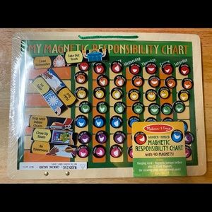 Magnetic Responsibility Chart for kids.